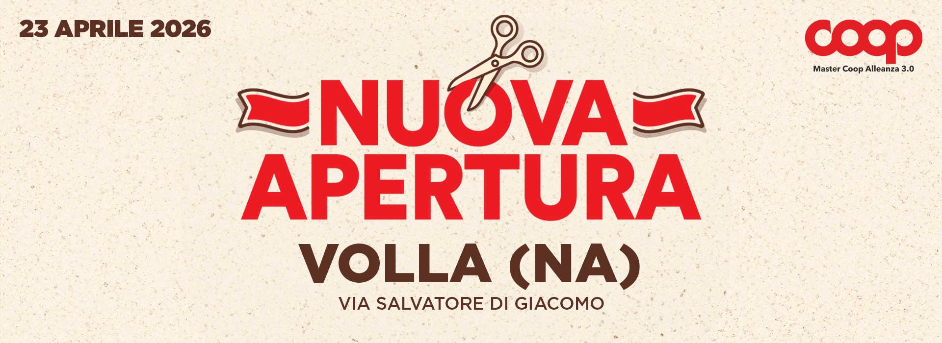 NUOVA APERTURA A VOLLA